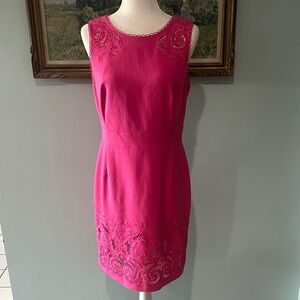 ANTONIO MELANI Pink Lace Dress